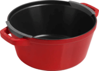 Staub 40508-387-0 La Cocotte Öntöttvas Edénykészlet - Piros (3 részes)