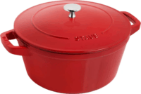 Staub 40508-387-0 La Cocotte Öntöttvas Edénykészlet - Piros (3 részes)