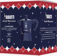 Bialetti La Mokina Joyful Memories 1 személyes Kotyogós kávéfőző - Kék