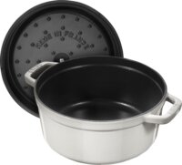 Staub La Cocotte Öntöttvas Főzőedény Ø 24cm 3,8L - Fehér