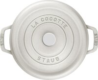 Staub La Cocotte Öntöttvas Főzőedény Ø 24cm 3,8L - Fehér