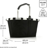 Reisenthel Carrybag Bevásárlókosár 22L - Bordó