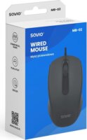 Savio MB-02 USB Vezetékes Egér - Fekete