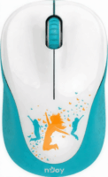 NJOY MSWL-W110-CM01B RF Wireless Egér - Fehér/Kék