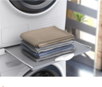 Meliconi 656129 Mosó- és szárítógép összeépítő keret kihúzható fiókkal