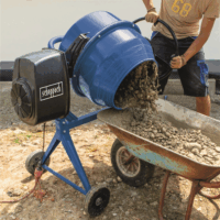 Scheppach MIX 125 Elektromos Betonkeverő 550 Watt