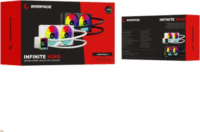 Rampage Infinite V240 240mm ARGB All In One Univerzális CPU Vízhűtés - Fekete