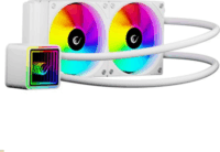 Rampage Infinite V240 240mm ARGB All In One Univerzális CPU Vízhűtés - Fehér