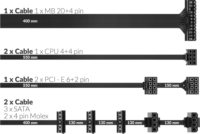 NJOY 650W Nexo 650 80+ Gold Tápegység