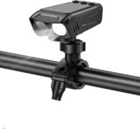 Hoco DV104 Vízálló Kerékpáros Akciókamera 4K 60fps beépített lámpával - Fekete