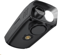 Hoco DV104 Vízálló Kerékpáros Akciókamera 4K 60fps beépített lámpával - Fekete