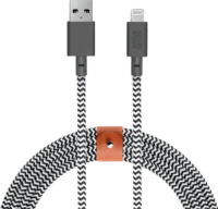 Native Union Apple Lightning - USB-A 2.0 Adat És Töltőkábel 12 Watt 3m - Fekete / Fehér