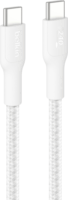 Belkin USB-C Apa - USB-C Apa Fonott Adat és Töltőkábel 240W 3m - Fehér