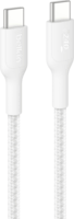 Belkin USB-C Apa - USB-C Apa Fonott Adat és Töltőkábel 240W 1m - Fehér