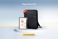 XP-Pen PM155 Magic Note Pad táska - Fekete