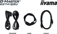 iiyama 27" G2741QSU-B1 G-Master 16:9 QHD IPS LED Gaming Monitor - Fekete