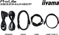 iiyama 32" XB3294UHSCP-B1 ProLite 16:9 UHD VA LED Monitor - Fekete