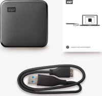 Western Digital 480GB Elemenst SE USB3.2 Külső SSD - Fekete