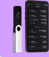 Ledger Nano S Plus Crypto Hardver Pénztárca - Matt Fekete