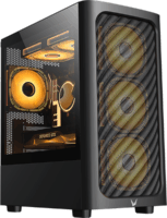 Formula Air Mesh G3 Black Midi Torony Számítógépház + 1db 120mm ventilátor - Fekete