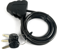 Braun 58008 Acél Kábelzár Vadkamerához 180cm - Fekete