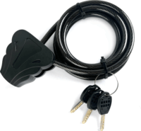 Braun 58008 Acél Kábelzár Vadkamerához 180cm - Fekete