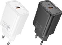 Hoco N62.U.BK USB-C Hálózati Gyorstöltő Adapter 30W - Fekete