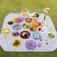 Guzzini Happy Hour PIC BOLL Műanyag Kültéri Piknik készlet 6 darabos