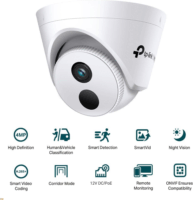 TPLink VIGI C440I 4MP Okos IP Turret kamera - Fehér