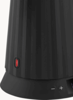 Alessi MDL21 B Plisse Vízforraló Hőfokszabályzóval 1.7L 2400 Watt - Fekete