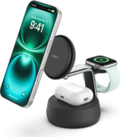 Belkin WIZ040kqCH UltraCharge Pro Qi2 Airpods és telefon Mágnesesen töltő 25W - Fekete