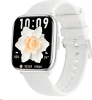 Carneo Proxima HR+ Sport Női Okosóra 45mm - Fehér/Ezüst