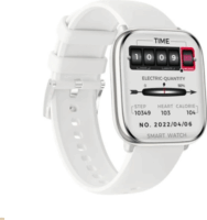 Carneo Proxima HR+ Sport Női Okosóra 45mm - Fehér/Ezüst