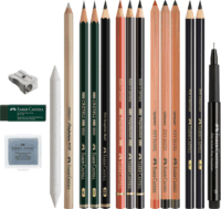 Faber-Castell Discovery set Művészceruza készlet (17 db / csomag)