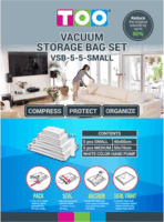 TOO VSB-5-5-SMALL vákuum tárolózsák szett (11db/csomag)