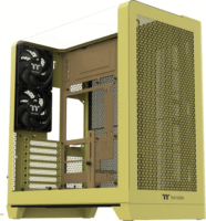 Thermaltake View 390 Air Midi Torony Számítógépház + 2db 120mm ventilátor - Karamell