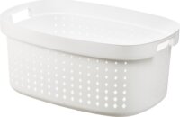 Iris Seoul Műanyag szennyestartó kosár 42l - Fehér