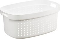 Iris Seoul Műanyag szennyestartó kosár 42l - Fehér