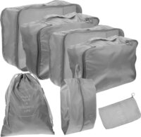 Iris A02 Bőrönd csomag rendszerező készlet 7 darab - Szürke