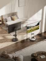 Gembird TVS-86TR-01-W 37"-86" LCD TV / Monitor Gurulós Tartó Padlóállvány - Fehér