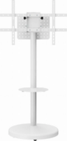 Gembird TVS-86TR-01-W 37"-86" LCD TV / Monitor Gurulós Tartó Padlóállvány - Fehér