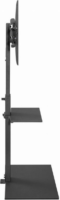 Gembird TVS-55T-02 32"-55" LCD TV / Monitor Tartó Padlóállvány - Fekete