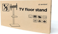 Gembird TVS-55T-02 32"-55" LCD TV / Monitor Tartó Padlóállvány - Fekete