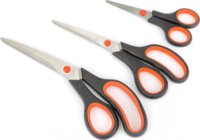 Iris KT-196 Rozsdamentes acél olló készlet 3 darab - Fekete / Narancs