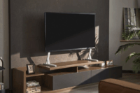 Gembird TVS-D90F-01 45" - 90" LCD TV / Monitor Asztali Tartó Állvány - Fekete