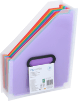 Topwrite A4 harmonikás 13 rekeszes PP iratpapucs - Színes