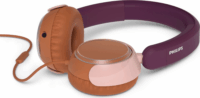 Philips TAK2000MP/00 Vezetékes Gyerek Fejhallgató Headset - Lila / Barna