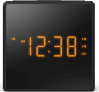 Philips TAR4500/10 Asztali Rádiós ébresztőóra LED kijelzővel - Fekete
