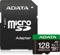 A-Data 128GB Speed Plus microSDXC UHS-I CL10 Memóriakártya + Adapter