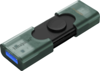 Kingston DataTraveler Duo USB-A 3.2 USB Type-C 128GB Pendrive - Fekete / Zöld